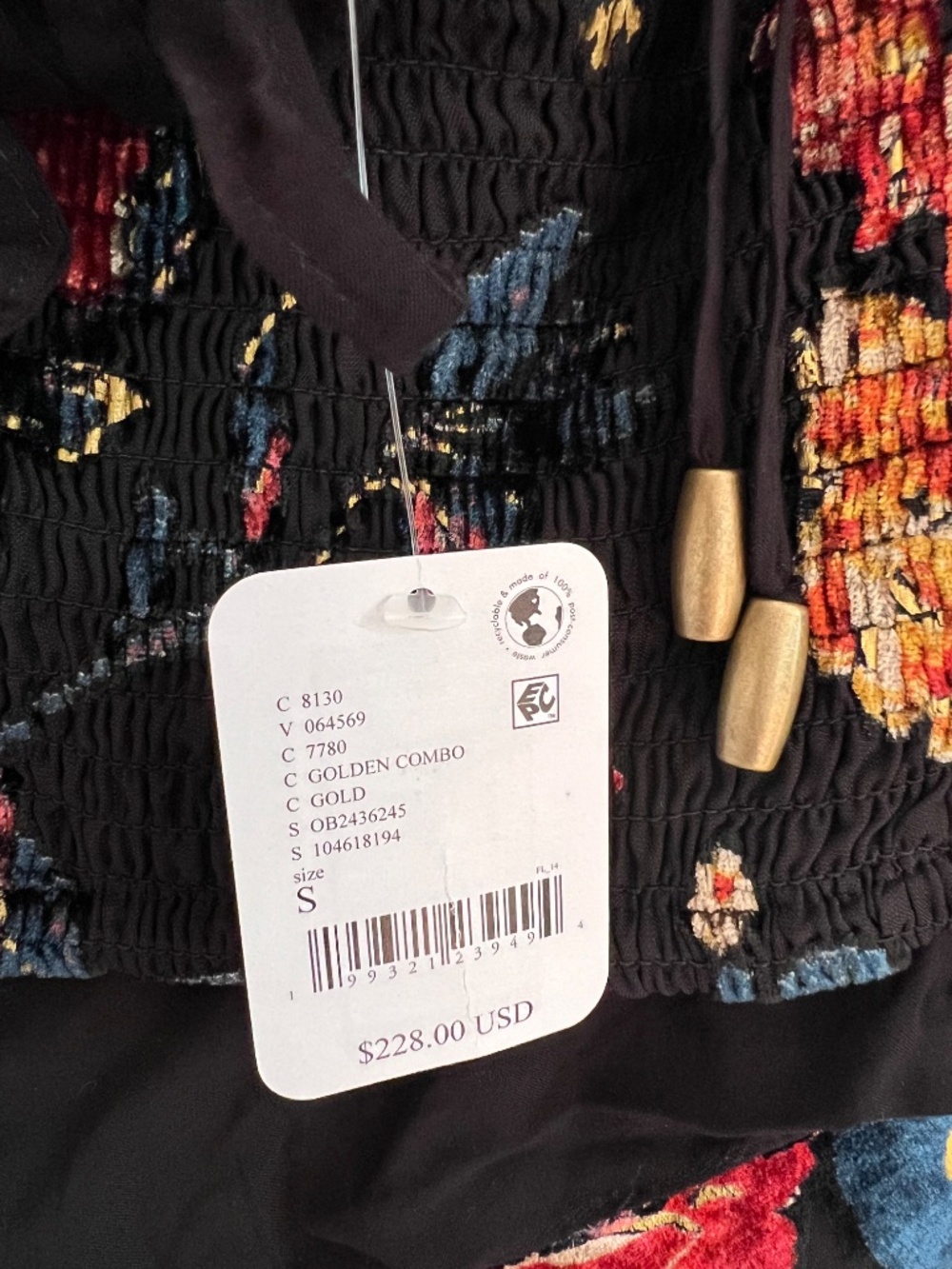 Free People Black Floral Midi Skirt - Picture 11 of 14